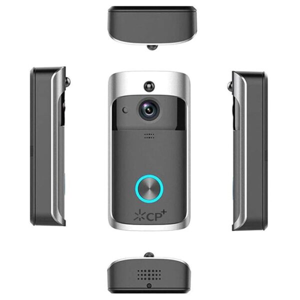 Enhanced Security CP+ HD WiFi Video Doorbell - Motion Detection, Night Vision, and Seamless Connectivity for iOS & Android