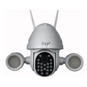 CP+ SMART WIFI 5 Megapixel WaterproofDustproof Dual Lights Camera with 30m Infrared Night Vision and Motion Detector T66